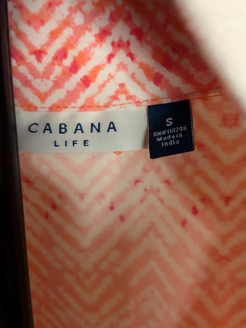 Cabana Life Coral and White Tunic Dress - Picture 2 of 5